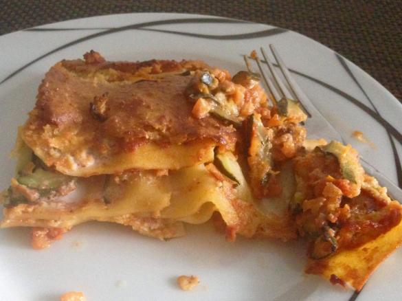 Gemüse - Lasagne, vegan, glutenfrei