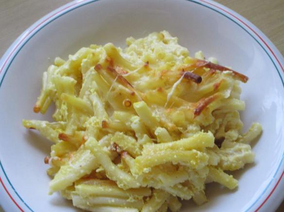 Nudelauflauf  "Mac & Cheese"/Nudelgratin mit Käse/Makkaroni mit Käse
