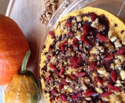 Kürbis-Mango Rohkosttorte 