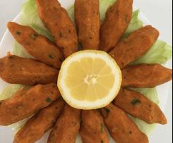 Rote-Linsen-Frikadellen / Mercimek köftesi / Vegan