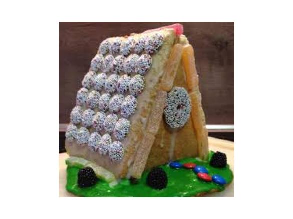 Knusperhaus (Hexenhaus) aus Honigteig