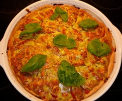 Leichte Tomatentarte mit Camembert