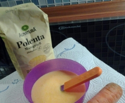 Babybrei Polenta mit Möhren