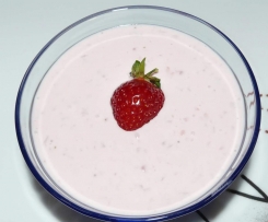 Erdbeerquark mit stücke