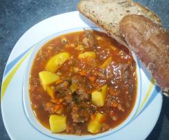 Variation Rindfleisch-Stew eine rheinische Variation