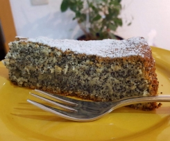 Mohn-Marzipan-Kuchen