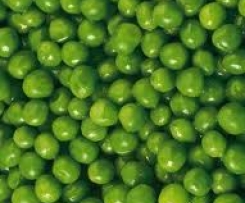 Variation von Knallgrüne Erbsensuppe