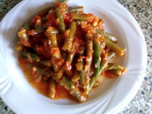 Grüne-Bohnen- Gemüse