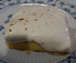 Schneller Pfirsich-Schmandkuchen