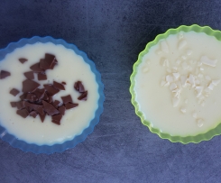 Quark-Creme mit weißer Schokolade