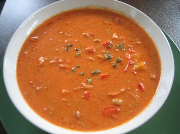 Fruchtige Hackfleischsuppe