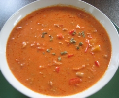 Fruchtige Hackfleischsuppe