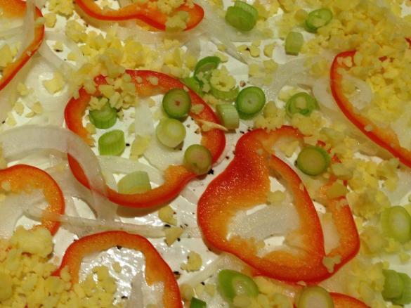 Flammkuchen vegetarisch