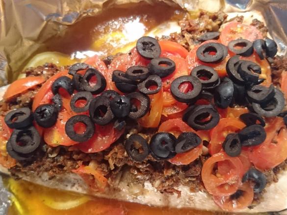 Mediterranes Lachsfilet