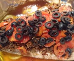 Mediterranes Lachsfilet