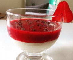 Erdbeere-Prosecco-Dessert