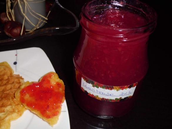 Marmeladen-Gelee aus Weintrauben