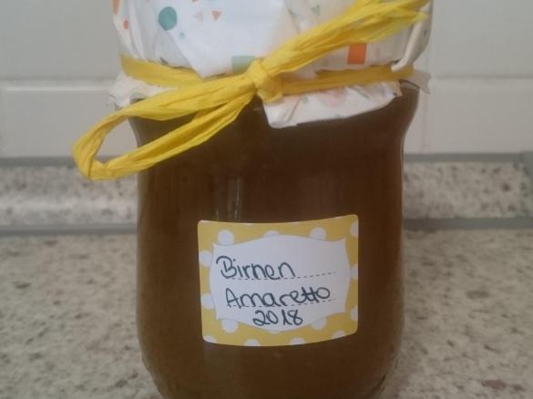 Birnen Amaretto Marmelade