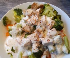 Glücksmixer Erdnuss-Teriyaki-Soße - proteinreich und sättigend