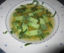 Eierstich mit Bärlauch