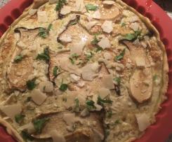 Quiche mit Kräuterseitlinge