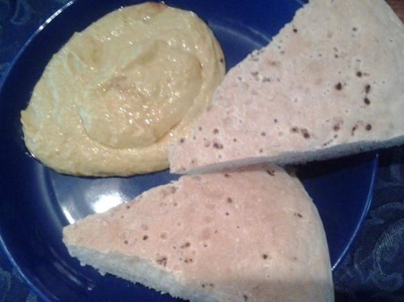 Hummus bi Tahina  mit Sesampaste vegan dip Laktosefrei