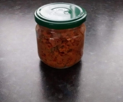 Tomaten-Paprika-Walnuß Dip - Vegan, pikant
