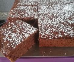 Variation Schoko-Zucchini-Blechkuchen für den großen Ofenzauberer von Pampered Chef