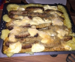 Sauerkraut mit Kartoffelbrei und Nürnberger Rostbratwürsten (aus der MIXX 1/2016)