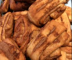 Vegane Franzbrötchen