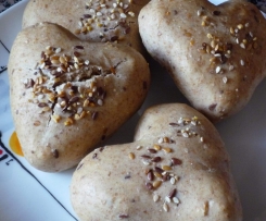 Variation von Schnelle Vollkornbrötchen