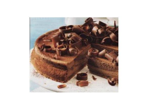 Schokoladen-Käsekuchen mit Knusperboden