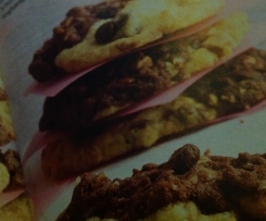 Schwarz-Weiß-Cookies