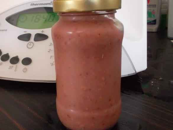 Banane-Erdbeer mit Keks