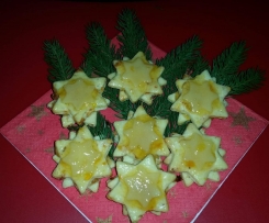 Marzipansternenhäufchen