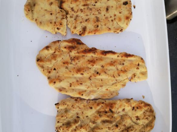 Grillbrot mit Röstzwiebeln