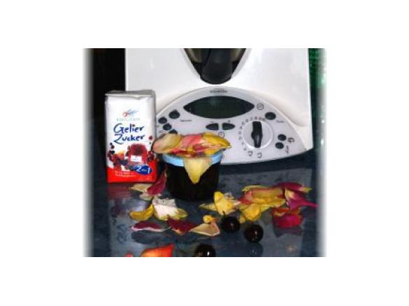 Rosenblüten-Kirschmarmelade