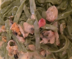 Tagliatelle Frutti de Mare - Urlaub zu Hause