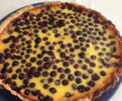 Heidelbeer-Frischkäse-Tarte