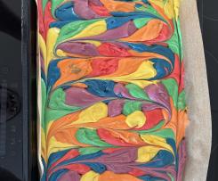 Papageienkuchen Regenbogenkuchen Blech