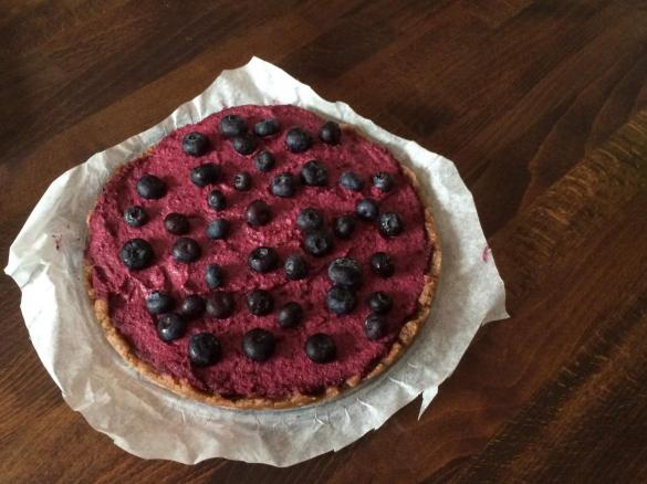 Beeren Rohkosttorte Vegan