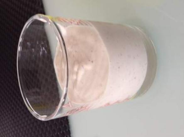 Birnenshake mit Eiweiss