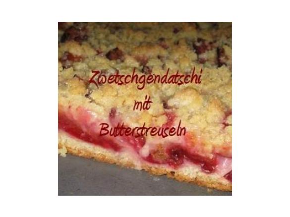 Zwetschgendatschi mit Butterstreuseln - super locker und saftig