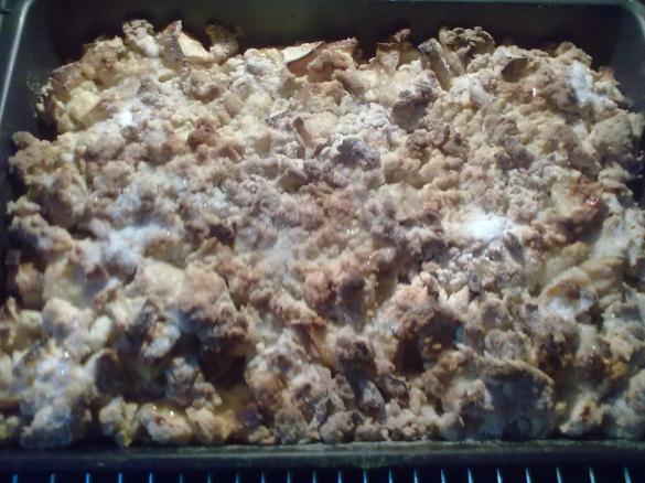 Apple crumble