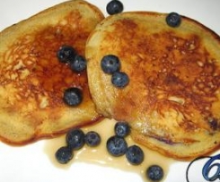 Blueberry-Ricotta Pancakes (Blaubeerpfannkuchen mit Ricotta)