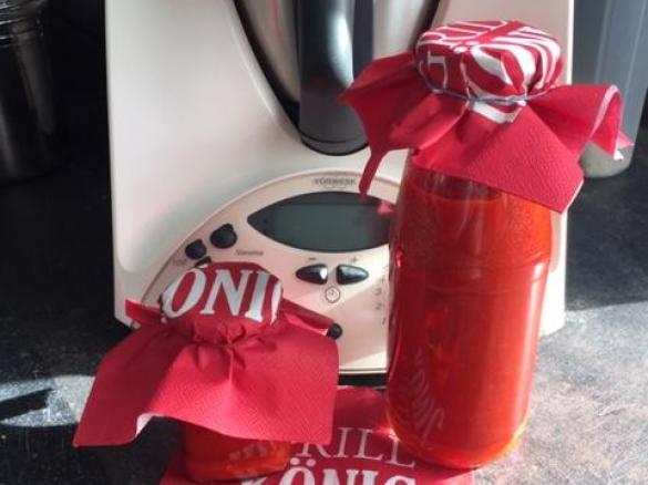 Hot Peperoni Apfel Soße