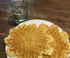 Creme fraiche Waffeln