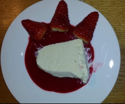 Weißes Schokoladenparfait