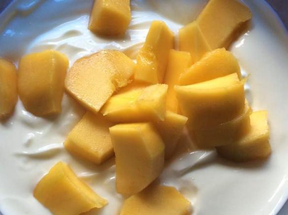 Quark mit Mango (figurfreundlich)