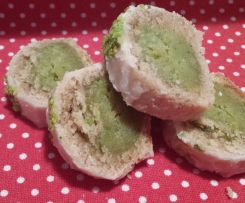 Marzipan Pistazien Plätzchen